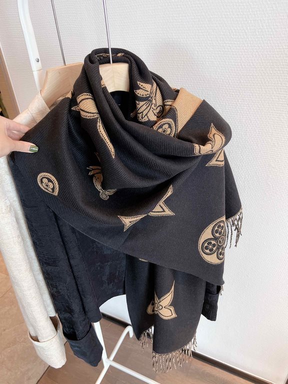 Get it now   Super   The Precious Rabbit Reykjavik Scarf celebrates the Year of the Rabbit with vibrant colors and oversized Monogram florals in a beloved element. Embroidered leather appliqués depict the rabbit, while t