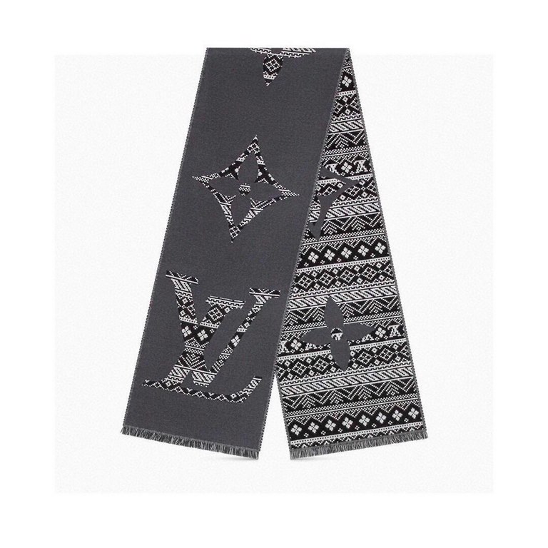 Louis Vuitton LOUIS VUITTONO Counter synchronization, LV fashionable senior high-end wool scarf! Can be formal, can be casual, very fashionable men and women with the same design.LV this weaving method is more difficult,