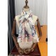 on the new LV2023 latest models, too beautiful to the heart   [L family series of 300 cashmere long scarf] in kind truly beautiful   shawl with print   regardless of the design of the airbrush are very well in place   de