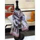 Beautiful    (with silk scarf buckle) Imperial Hall of Fame superb donkey  counter in the sale 【L letter illustration long silk scarf 】, the full width of the monogram staged in a colorful color contrast, with polished L