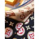 SLV2302   Original single Lv90cm silk square scarf, brand Monogram floral and LV pattern splicing, top twill silk material   pure handmade rolled edges, a sense of light luxury     Counter new   fabrics in pursuit of mod