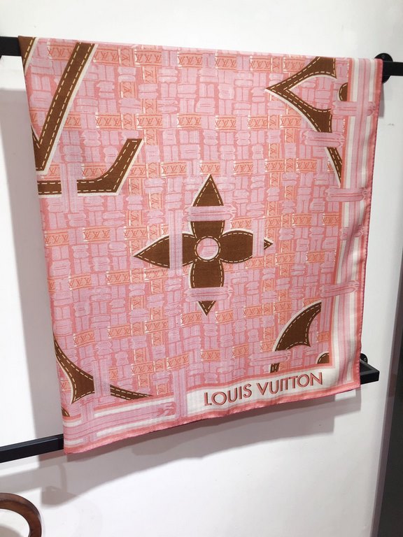 Price RLV2341  Original Lv square scarf in 140cm velvet is a creative take on a Louis Vuitton icon, with the Monogram pattern in three-dimensional relief, overlaid with large Monogram florals designed to catch the eye of