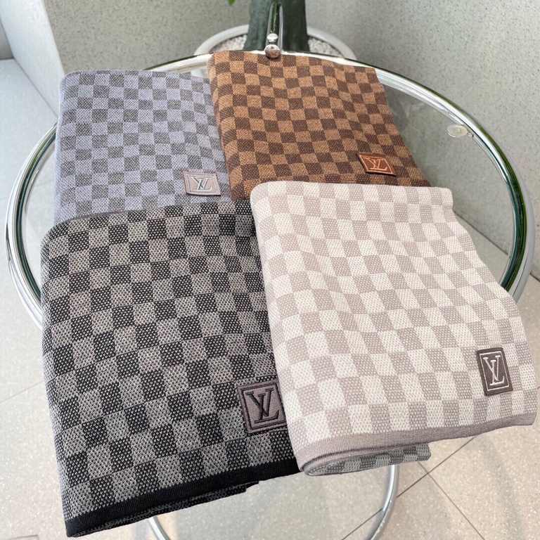 2023 counter newest models   LV hot to come    top color knitting process   this process is only a big brand of pure OEM factory only have the process  100% top knitting plus cashmere   scarf   high cutting-edge products