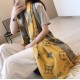 European version of the goods franchise 】 new Lv double-sided jacquard long beard scarf, fashionable big style, exquisite workmanship feel good, gift self-use super high cost-effective. Multi-age available, warmth and de