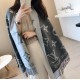 European version of the goods franchise 】 new Lv double-sided jacquard long beard scarf, fashionable big style, exquisite workmanship feel good, gift self-use super high cost-effective. Multi-age available, warmth and de