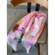 Elegant and noble Baby-like soft touch   synchronized counter [colorful appliqués] cashmere long scarf   clever use of the LV emblem pattern to create an eye-catching and bright look and feel, with a variety of color blo