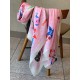 Elegant and noble Baby-like soft touch   synchronized counter [colorful appliqués] cashmere long scarf   clever use of the LV emblem pattern to create an eye-catching and bright look and feel, with a variety of color blo