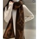 Price  'Warm and chic. A good quality surprise for fall and winter! LV this scarf is super practical and good-looking ah! Very heavy craft, double-sided different color wool knitting jacquard process, thick and soft enou