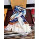 New LV 2024 latest models   top design is too beautiful, truly awesome   [double-sided ring velvet long scarf]    physical genuinely beautiful   shawl with prints      regardless of the design of the airbrush are very in