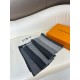 Price 2023 Lv pop-up arrives! Knitted stripes]  Universal scarf for men and women, low-key color scheme more enjoyable fashion high-end, 100% knitted cashmere classic stripes knitted   scarf   high cutting-edge products 