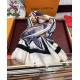 New LV 2023 latest models   top design is too beautiful, truly awesome   [double-sided ring velvet long scarf]    physical genuinely beautiful   shawl with prints      regardless of the design of the airbrush are very in