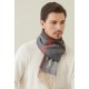 Rare high-end men's models, family benefits  LV very positive men's scarf ~ fabric love, very soft and delicate comfortable  atmospheric simplicity, super good-looking men's God with the color, any boy will like the para