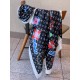 Elegant and noble Baby-like soft touch   synchronized counter [colorful appliqués] cashmere long scarf   clever use of the LV emblem pattern to create an eye-catching and bright look and feel, with a variety of color blo