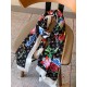 Elegant and noble Baby-like soft touch   synchronized counter [colorful appliqués] cashmere long scarf   clever use of the LV emblem pattern to create an eye-catching and bright look and feel, with a variety of color blo