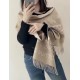 PriceDragon limited models oatmeal pink LV scarf! LV letters and brilliant as jewelry Monogram pattern re-fill the brand's charm to the soft style to tell the romantic words! Size 45cm  195cm, Material 100% lamb wool fee