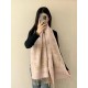 PriceDragon limited models oatmeal pink LV scarf! LV letters and brilliant as jewelry Monogram pattern re-fill the brand's charm to the soft style to tell the romantic words! Size 45cm  195cm, Material 100% lamb wool fee