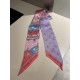 Super nice LV silk scarf! Double layered silk!Multi-purpose, tie it around your bag, use it as a hair tie or a small scarf, all very chic  !It also looks great with a simple bottom or a shirt around your neck!  100% silk