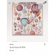 Price  SLV2330  Original Lv [Hot Air Balloon] 90cm Silk Square Scarf, newly added to the U Price   and Away collection, pays homage to Louis Vuitton's travel heritage. Silk-screening process engraved with rich details, d