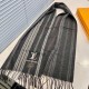 New LV high-quality imported cashmere scarf shocked on the shelves of overseas counters latest men and women couple cashmere scarf domestic counters have not been on the shelves from the style to the fabric are very good