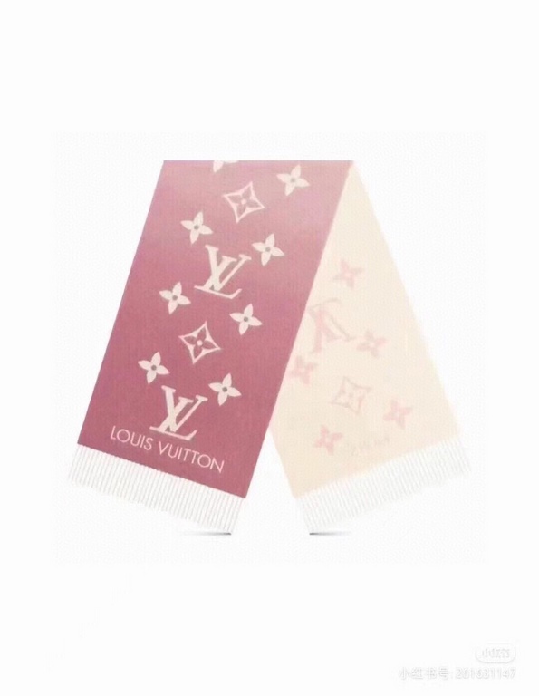 Louis Vuitton - REYKJAVIK GRADIENT Gradient Cashmere Scarf  official website 8500 LV can indeed be heirloom, so the classic in the classic, this scarf is based on the classic Louis Vuitton styles, two soft gradient color