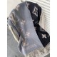 Louis Vuitton - REYKJAVIK GRADIENT Gradient Cashmere Scarf  official website 8500 LV can indeed be heirloom, so the classic in the classic, this scarf is based on the classic Louis Vuitton styles, two soft gradient color