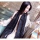 priceRunway model coming in ~ gold silk lv long scarf ~ super sparkly. Can be worn close to the body. After choosing several silver silk finally picked the best one ~ beautiful price. 40180!