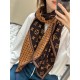 The king of value for money   New on  Specifications 65cm  180cm top herringbone pattern silk cashmere long scarf【Both sides of the same color】 High-end starting pointFashionable to bomb! Pure and simple LV accent! LV th