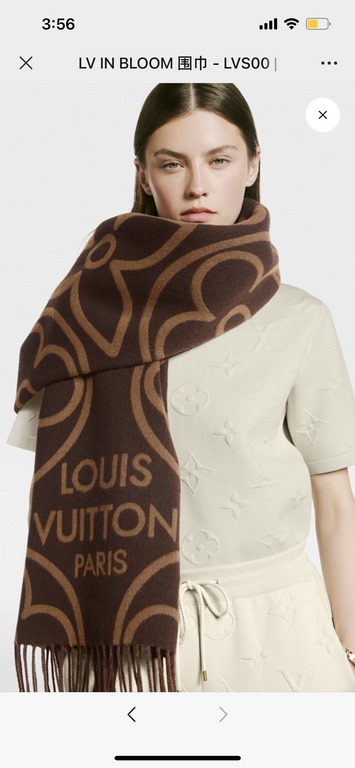 [The quality is super awesome, this price is truly super value to home! LV another fall and winter section scarf, old flower is LV's most fashionable design! The special thing about this section is that the style is Lv's