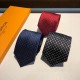 PricePackaging LV old flowers tie Louis Vuitton classic tie   old flowers jacquard design, men's must-have single product super stylish!