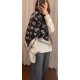 LV jacquard scarf truly awesome  original 11 customized   Miss LV long scarf taken from a fine, lightweight silk-wool blend, eye-catching presentation of the Monogram pattern and tasseled edges, and more Louis Vuitton lo