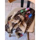 Elegant and noble Baby-like soft touch   synchronized counter [colorful appliqués] cashmere long scarf   clever use of the LV emblem pattern to create an eye-catching and bright look and feel, with a variety of color blo