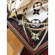 Price  SLV2306 Original Lv [ULTIMATE MONOGRAM] 90cm version, the square scarf interprets the brand's classic elements in a modern perspective. The large Monogram pattern spreads across the canvas, with straps, chains and