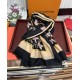 New 2023 LV [300 pcs cashmere long scarf] Physical genuinely beautiful   shawl with prints   regardless of the design of the airbrush are very well in place   details are visible   the entire scarf gives people a big bra