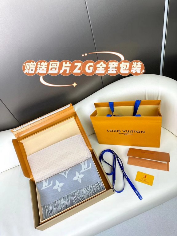 Price Complimentary picture counter with the same packaging!  LV newest models do not collision   chic super aura! The highest version of the whole network welcome to compare  !!!] The old flower shawl has a new feeling,