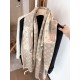 LV counter new, foreign counter special. Scarf shawl, luxury atmosphere small qualifications   exquisite all the beautiful language used in it is not too much, the fashion mirror badge skillfully combined in the scarf sh