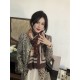 Fashionable and versatile! LV new old flower long scarf] A great item to enhance your temperament and taste! Four seasons must have! Really unbeatable and practical! Lv rare cashmere long scarf, ! Fabric feel really good