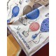 Price  SLV2330  Original Lv [Hot Air Balloon] 90cm Silk Square Scarf, newly added to the U Price   and Away collection, pays homage to Louis Vuitton's travel heritage. Silk-screening process engraved with rich details, d