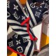 Price [  very stable! Synchronized counter, LV men's high-end cashmere scarf! Can be formal, can be casual, very Classical men's design. This weaving method is more difficult, and very costly yarn, double-sided four colo