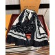 New LV 2023 latest models   top design is too beautiful, truly awesome   [double-sided ring velvet long scarf]    physical genuinely beautiful   shawl with prints      regardless of the design of the airbrush are very in