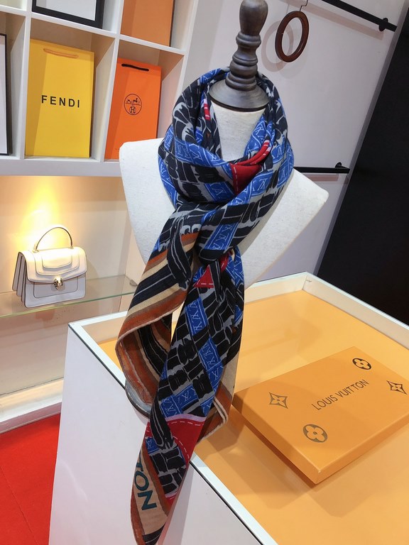 Price RLV2341  Original Lv square scarf in 140cm velvet is a creative take on a Louis Vuitton icon, with the Monogram pattern in three-dimensional relief, overlaid with large Monogram florals designed to catch the eye of