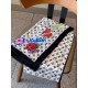 Elegant and noble Baby-like soft touch   synchronized counter [colorful appliqués] cashmere long scarf   clever use of the LV emblem pattern to create an eye-catching and bright look and feel, with a variety of color blo