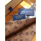 LV [LOCK IT] hair tie  PLV2142 ! Depicting an intricate interplay of the classic Monogram print and the brand's iconic hard case locking pattern, embellished with the Louis Vuitton logo. Innovative printing process prese