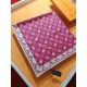 SLV2320   Original single Lv [Monogram Tiles Square] 90cm silk square scarf, top twill silk material   pure handmade crimping, light luxury feeling     counter new   fabrics in pursuit of styling, feel! Bracing, high-end