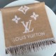 Louis Vuitton - REYKJAVIK GRADIENT Gradient Cashmere Scarf  official website 8500 LV can indeed be heirloom, so the classic in the classic, this scarf is based on the classic Louis Vuitton styles, two soft gradient color