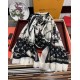 New 2023, LV [300 pcs cashmere long scarf] physical genuinely beautiful   shawl with print   regardless of the design of the airbrush are very in place   details are visible   the entire scarf gives people a big brand au