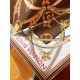 Price  SLV2306 Original Lv [ULTIMATE MONOGRAM] 90cm version, the square scarf interprets the brand's classic elements in a modern perspective. The large Monogram pattern spreads across the canvas, with straps, chains and