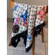 Elegant and noble Baby-like soft touch   synchronized counter [colorful appliqués] cashmere long scarf   clever use of the LV emblem pattern to create an eye-catching and bright look and feel, with a variety of color blo