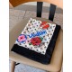 Elegant and noble Baby-like soft touch   synchronized counter [colorful appliqués] cashmere long scarf   clever use of the LV emblem pattern to create an eye-catching and bright look and feel, with a variety of color blo