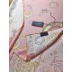 SLV2301  Original Lv [VIVIENNE AND BEYOND] 90cm silk square scarf, the brand's mascot's dreamy journey, inviting Vivienne to roam the skies filled with fashion jewelry, stars, Monogram florals, and the LV Circle logo. To