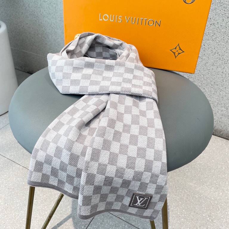 2023 counter newest models   LV hot to come    top color knitting process   this process is only a big brand of pure OEM factory only have the process  100% top knitting plus cashmere   scarf   high cutting-edge products